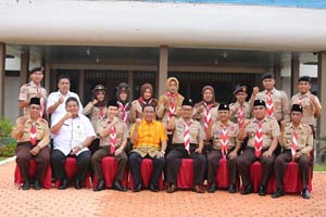 HM Wardan Ajak Pengurus Pramuka Bersinergi dengan Pemkab